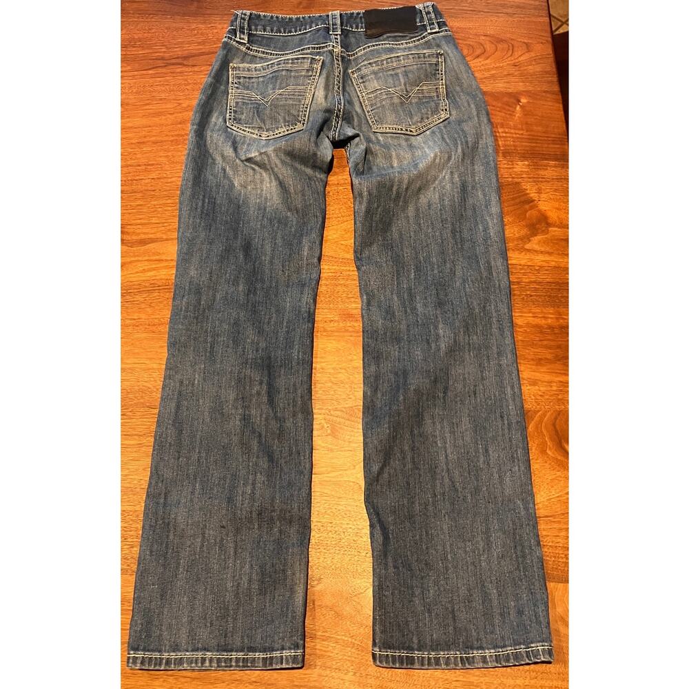 Rock‎ & Roll Denim Men’s 29x34 Pistol Straight Leg Jeans Medium Wash Stretch - Picture 2 of 11